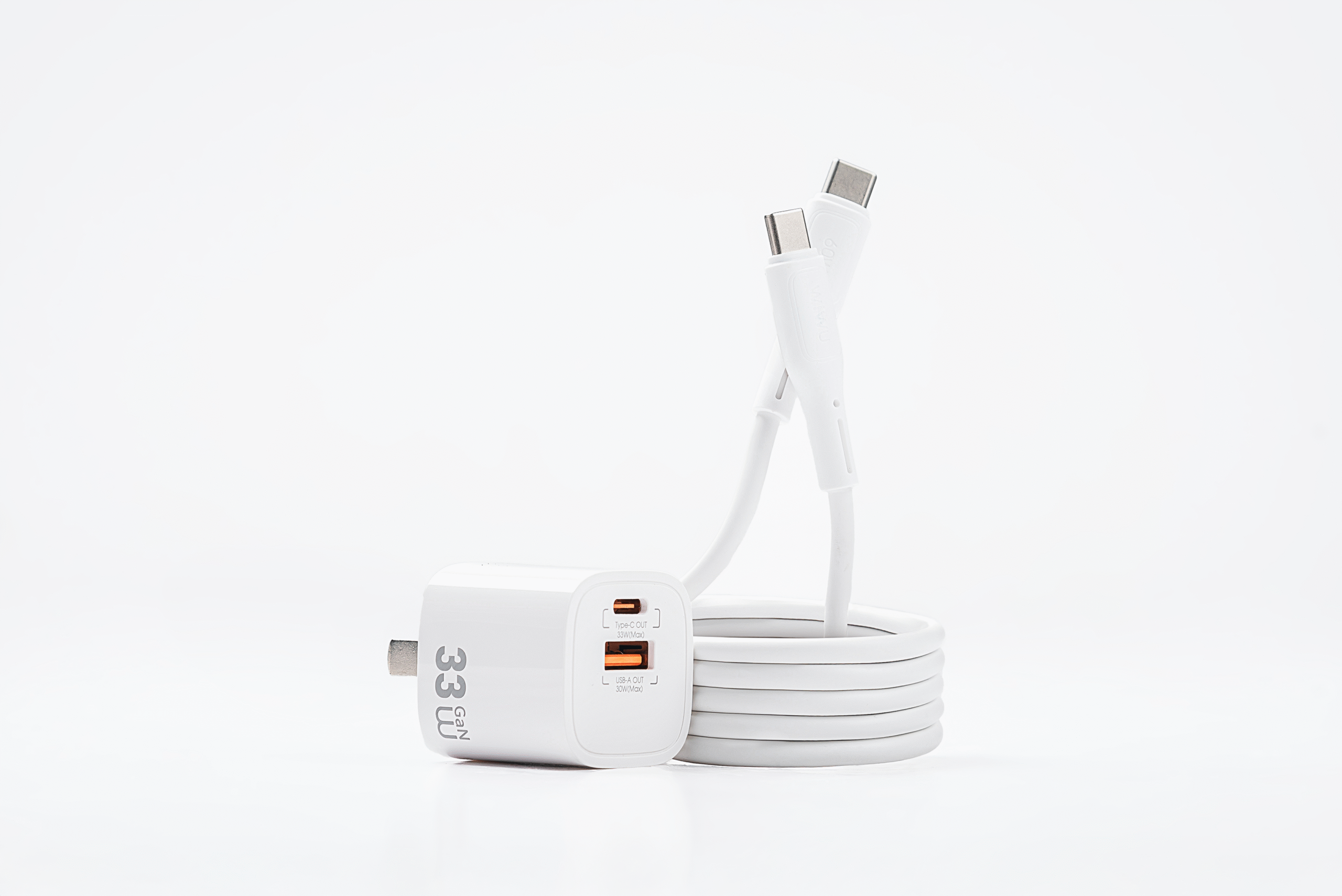 Cargador Cube GaN carga rápida + Cable C-C 33W