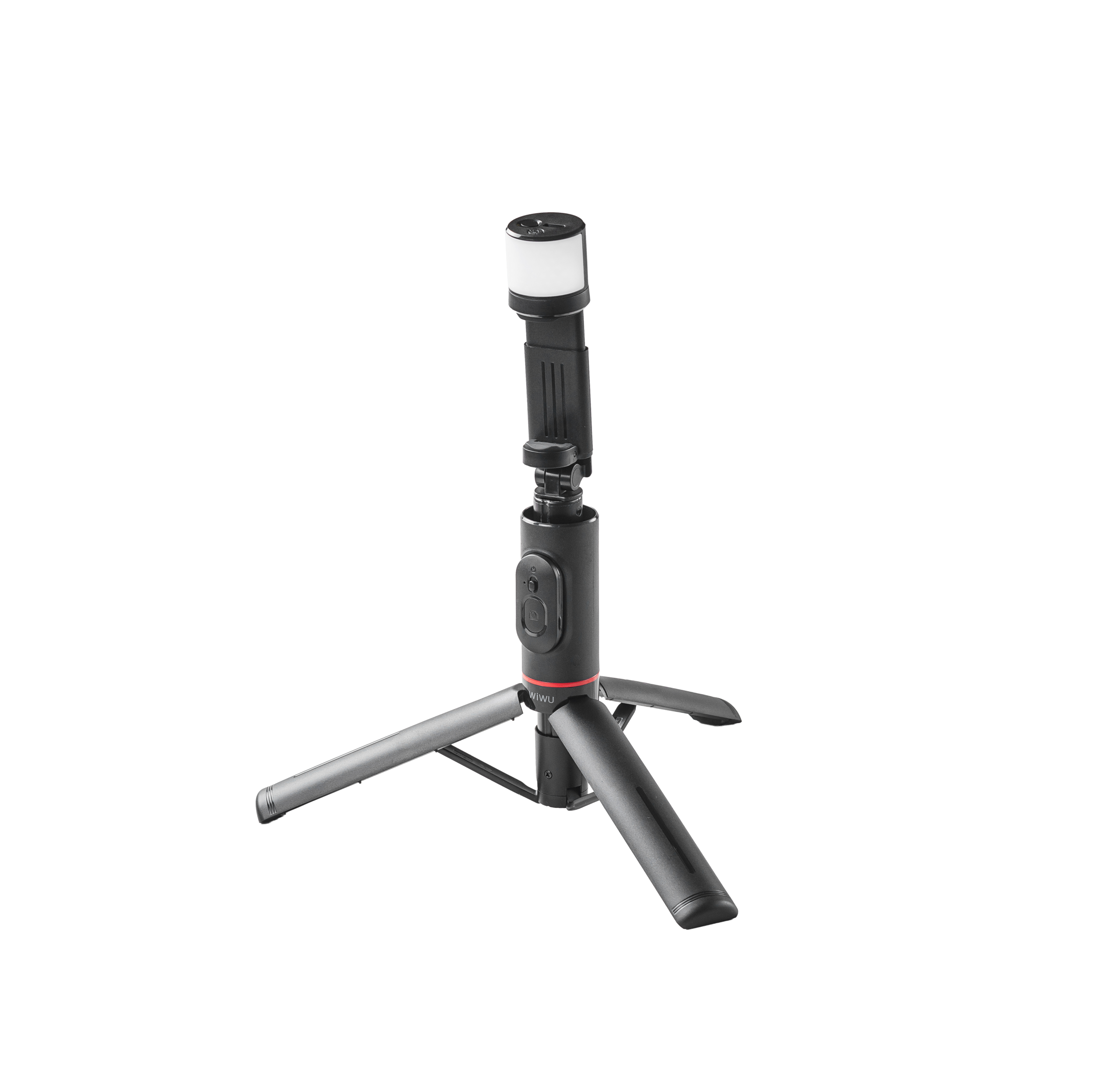 Palo para selfie con iluminación